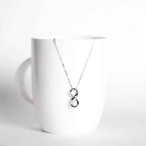 Sterling silver Infinity Necklace