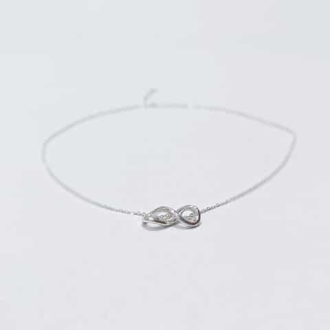 infinity necklace pendant