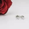 Silver Solitaire Studs