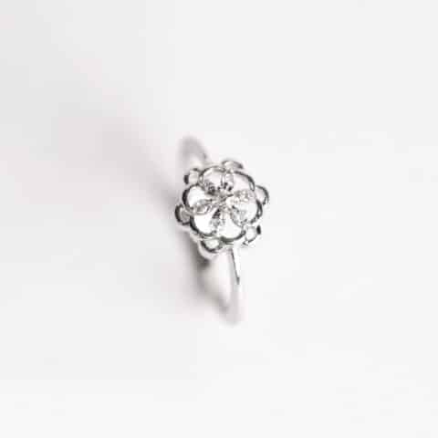 Sterling SIlver Flower Ring