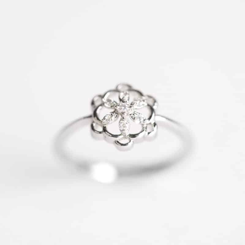 Sterling SIlver Flower Ring